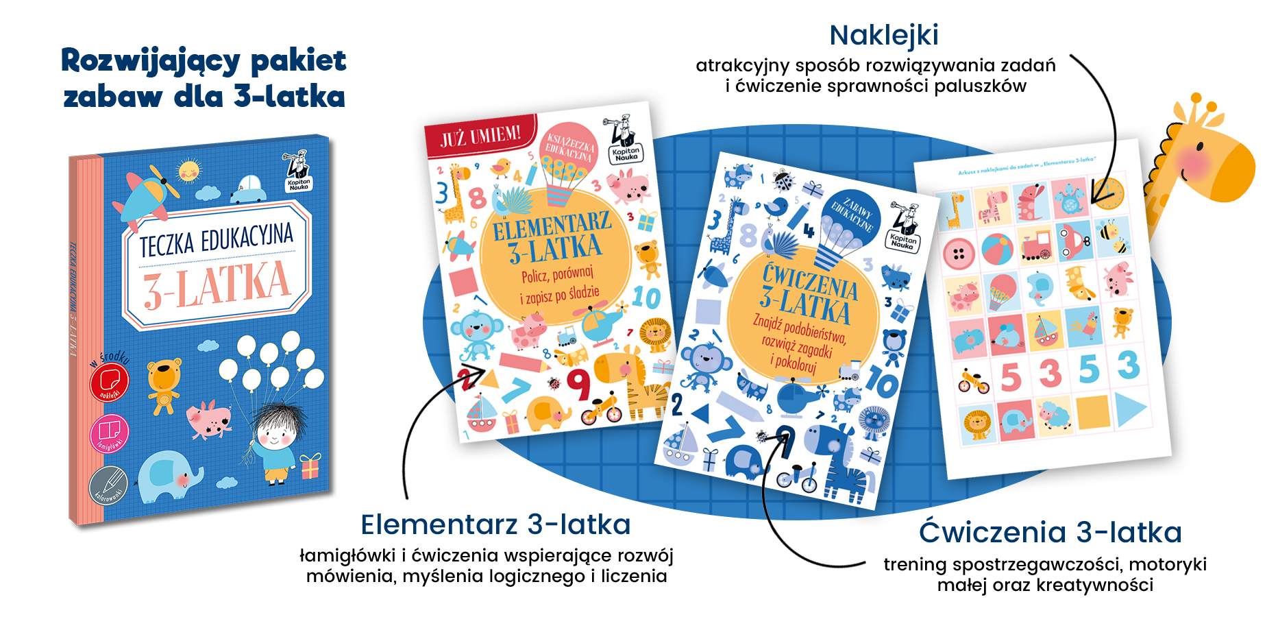 Teczka edukacyjna 3-latka. Polska ksiegarnia w UK